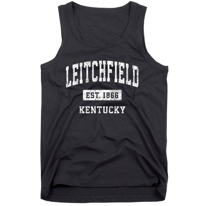 Leitchfield Kentucky Ky Vintage Athletic Sports Tank Top