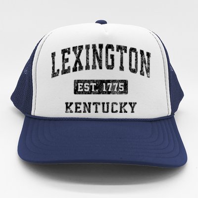 Lexington Kentucky Ky Vintage Established Sports Design Trucker Hat