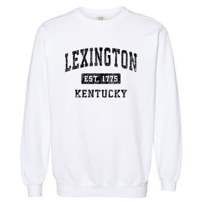 Lexington Kentucky Ky Vintage Established Sports Design Garment-Dyed Sweatshirt