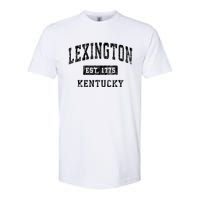 Lexington Kentucky Ky Vintage Established Sports Design Softstyle CVC T-Shirt