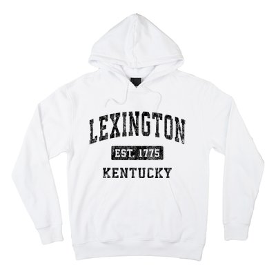 Lexington Kentucky Ky Vintage Established Sports Design Hoodie