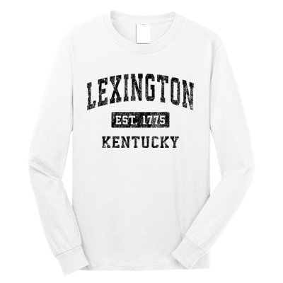 Lexington Kentucky Ky Vintage Established Sports Design Long Sleeve Shirt