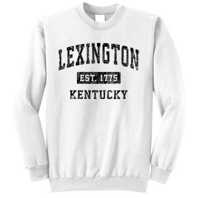 Lexington Kentucky Ky Vintage Established Sports Design Sweatshirt