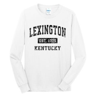 Lexington Kentucky Ky Vintage Established Sports Design Tall Long Sleeve T-Shirt