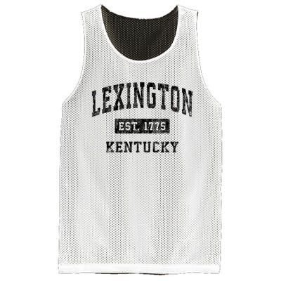 Lexington Kentucky Ky Vintage Established Sports Design Mesh Reversible Basketball Jersey Tank