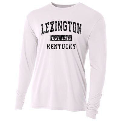 Lexington Kentucky Ky Vintage Established Sports Design Cooling Performance Long Sleeve Crew