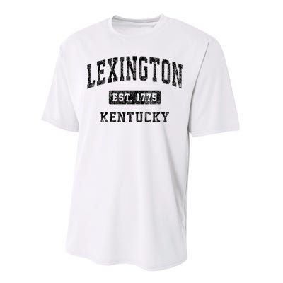 Lexington Kentucky Ky Vintage Established Sports Design Performance Sprint T-Shirt