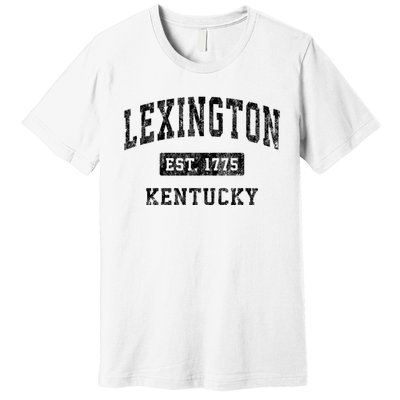 Lexington Kentucky Ky Vintage Established Sports Design Premium T-Shirt