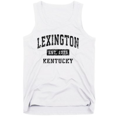 Lexington Kentucky Ky Vintage Established Sports Design Tank Top