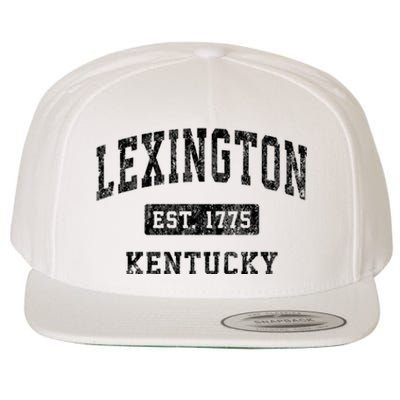 Lexington Kentucky Ky Vintage Established Sports Design Wool Snapback Cap