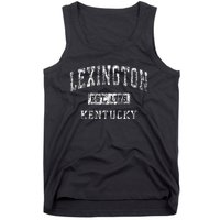 Lexington Kentucky Ky Vintage Established Sports Tank Top