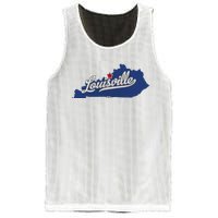 Louisville Kentucky Ky Map Mesh Reversible Basketball Jersey Tank