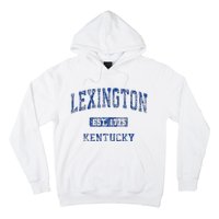 Lexington Kentucky Ky Vintage Athletic Sports Hoodie