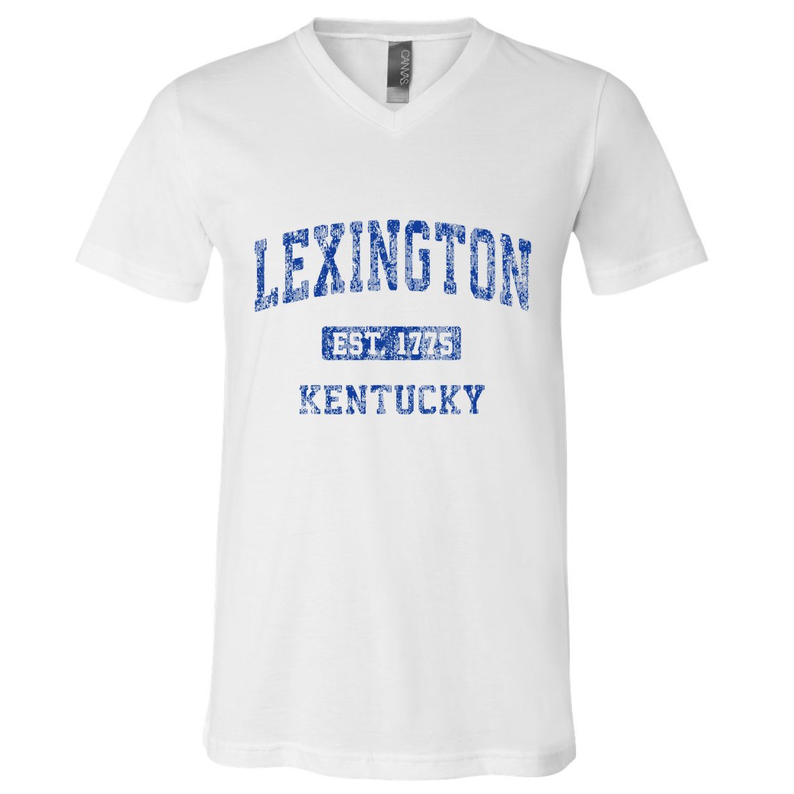 Lexington Kentucky Ky Vintage Athletic Sports V-Neck T-Shirt