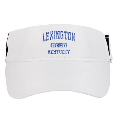 Lexington Kentucky Ky Vintage Athletic Sports Adult Drive Performance Visor