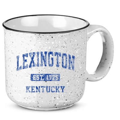 Lexington Kentucky Ky Vintage Athletic Sports 15oz Campfire Ceramic Mug