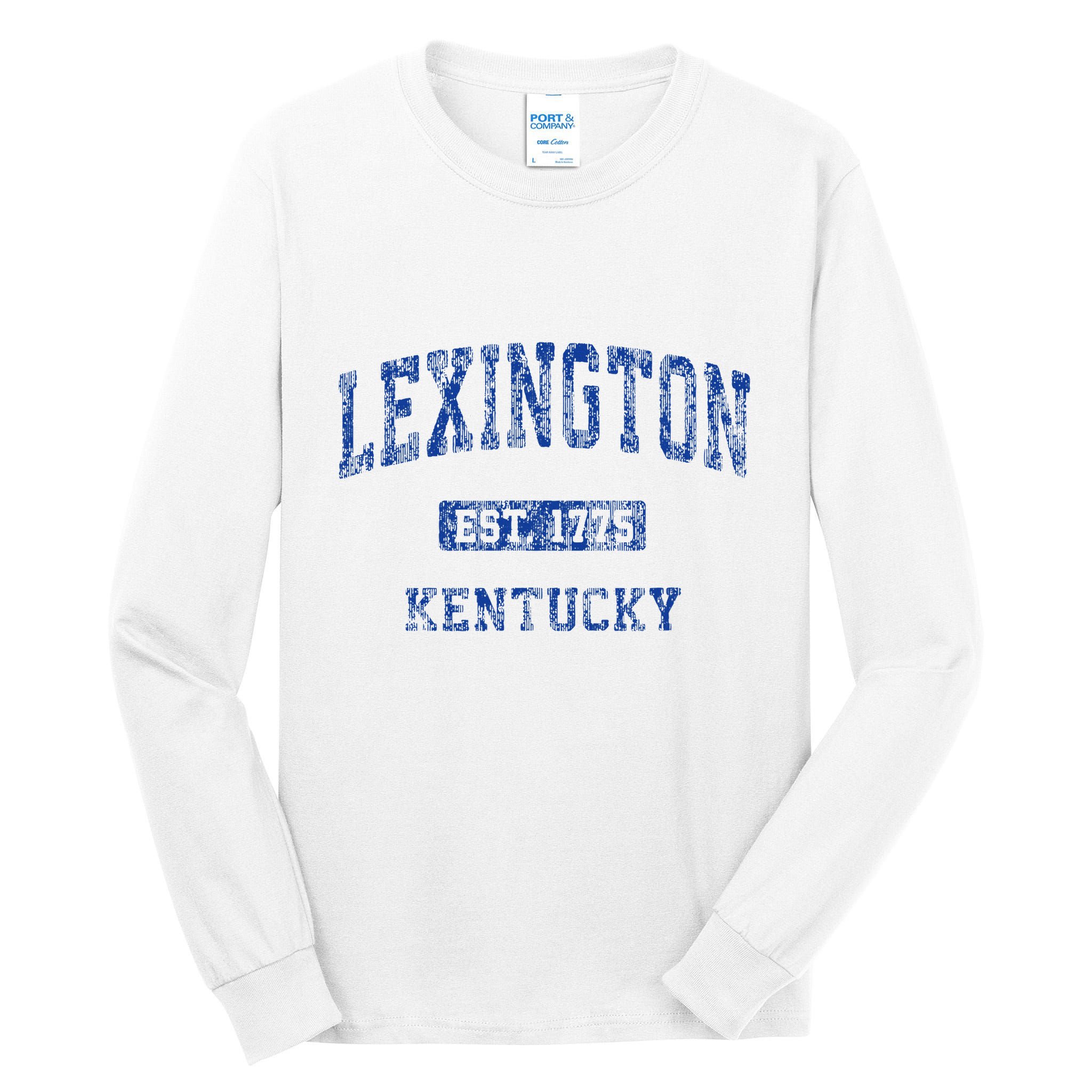 Lexington Kentucky Ky Vintage Athletic Sports Tall Long Sleeve T-Shirt