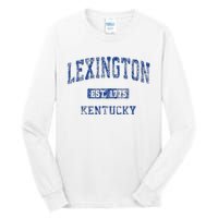 Lexington Kentucky Ky Vintage Athletic Sports Tall Long Sleeve T-Shirt