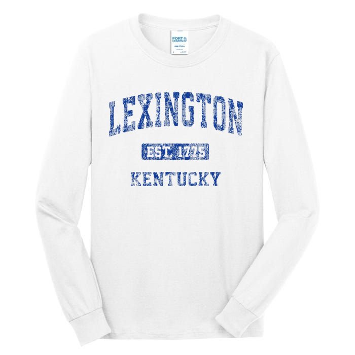 Lexington Kentucky Ky Vintage Athletic Sports Tall Long Sleeve T-Shirt