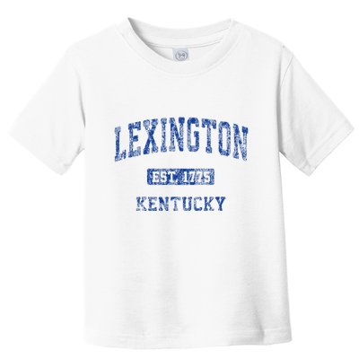 Lexington Kentucky Ky Vintage Athletic Sports Toddler T-Shirt