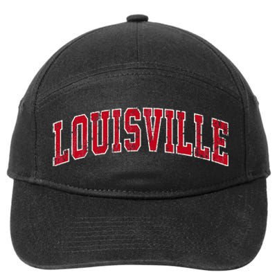 Louisville Kentucky Ky Sports Red 7-Panel Snapback Hat