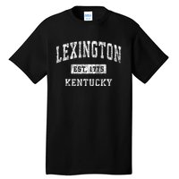 Lexington Kentucky Ky Vintage Established Sports Tall T-Shirt