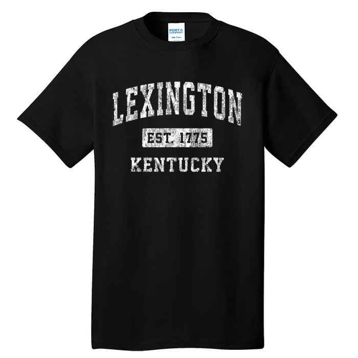 Lexington Kentucky Ky Vintage Established Sports Tall T-Shirt