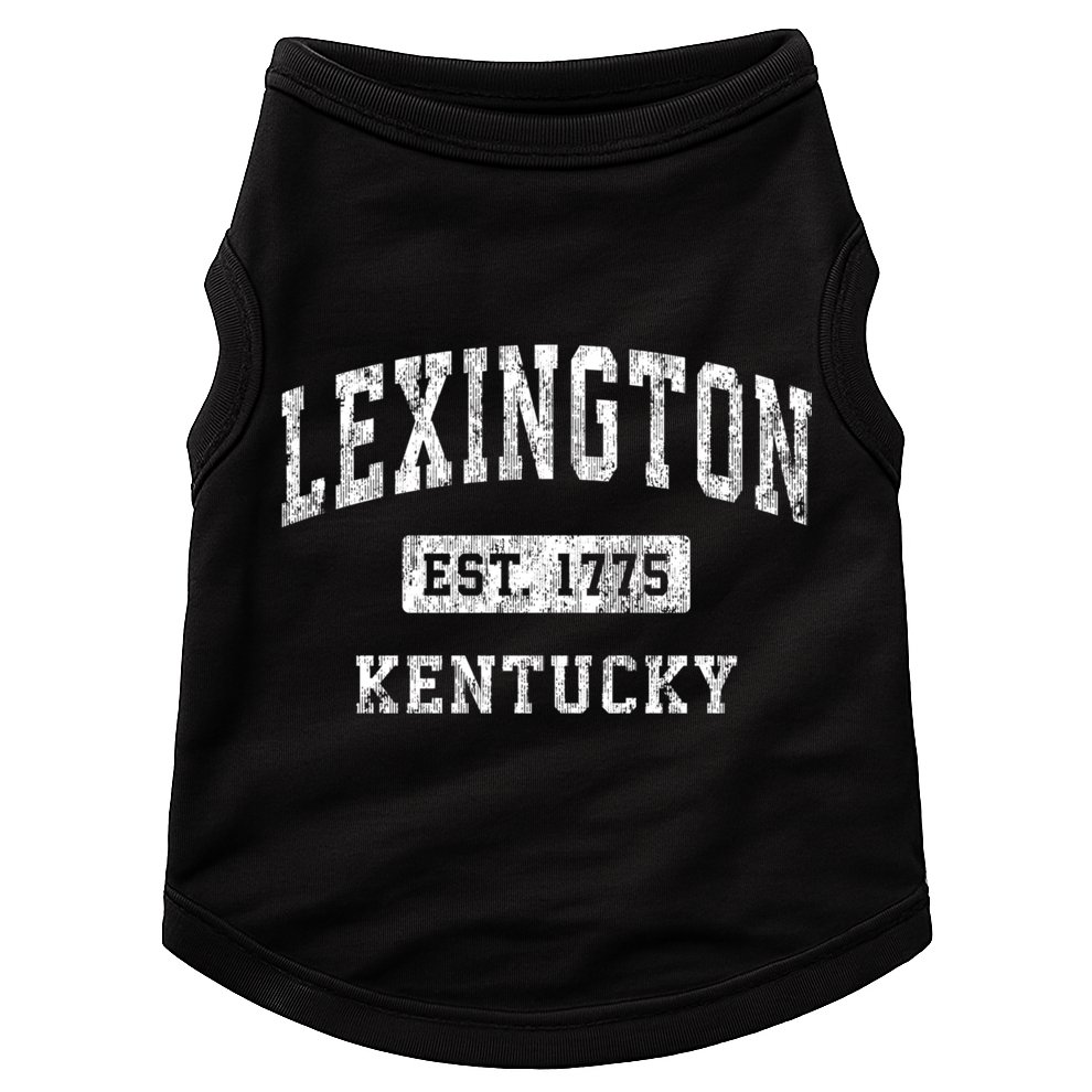 Lexington Kentucky Ky Vintage Established Sports Doggie Tank