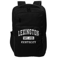 Lexington Kentucky Ky Vintage Established Sports Impact Tech Backpack