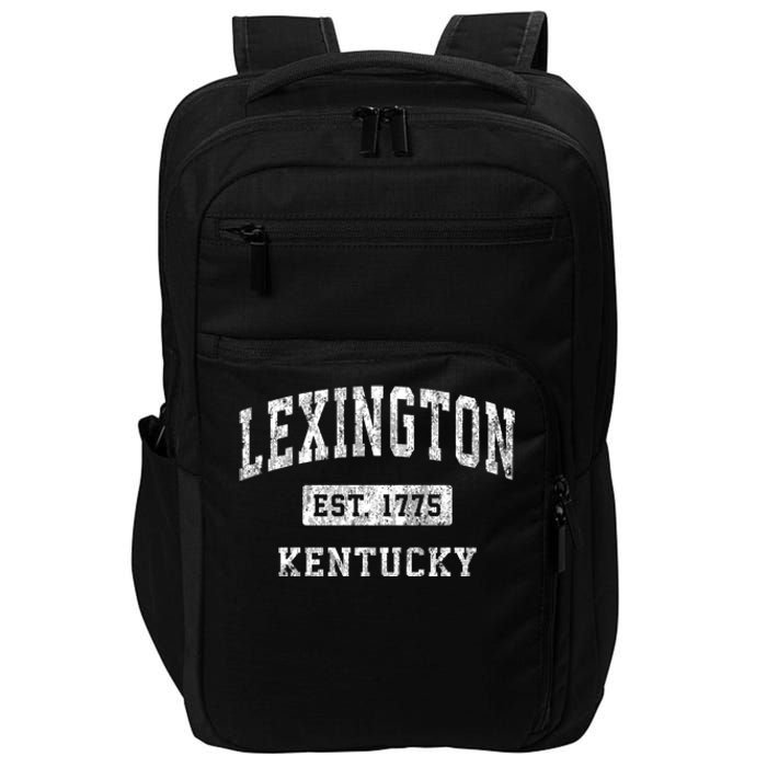 Lexington Kentucky Ky Vintage Established Sports Impact Tech Backpack