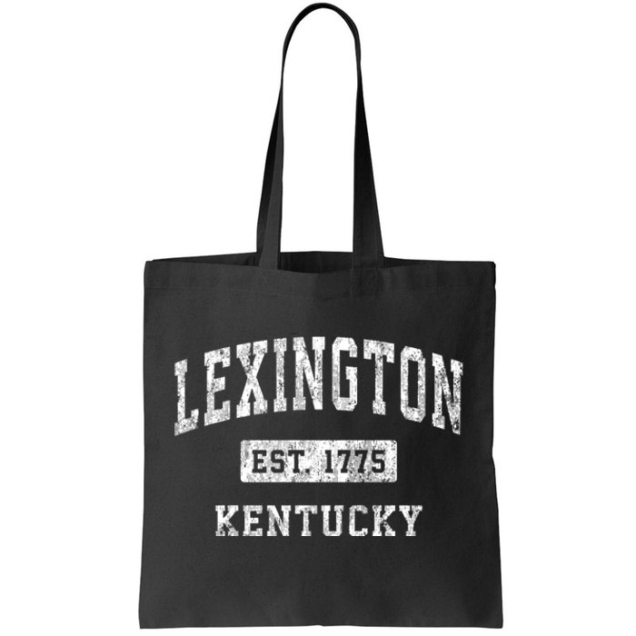 Lexington Kentucky Ky Vintage Established Sports Tote Bag