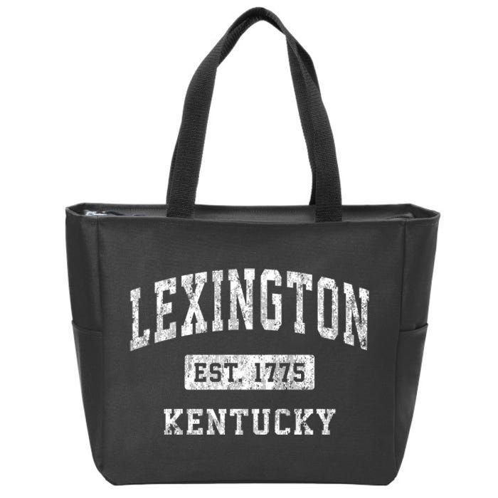 Lexington Kentucky Ky Vintage Established Sports Zip Tote Bag