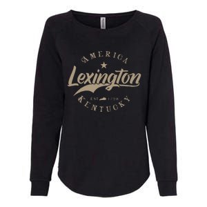 Lexington Ky Kentucky Womens California Wash Sweatshirt