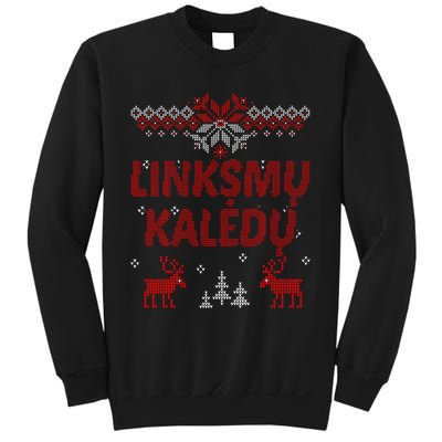 Linksmu Kaledu Lithuanian Merry Christmas Gift Idea Sweatshirt