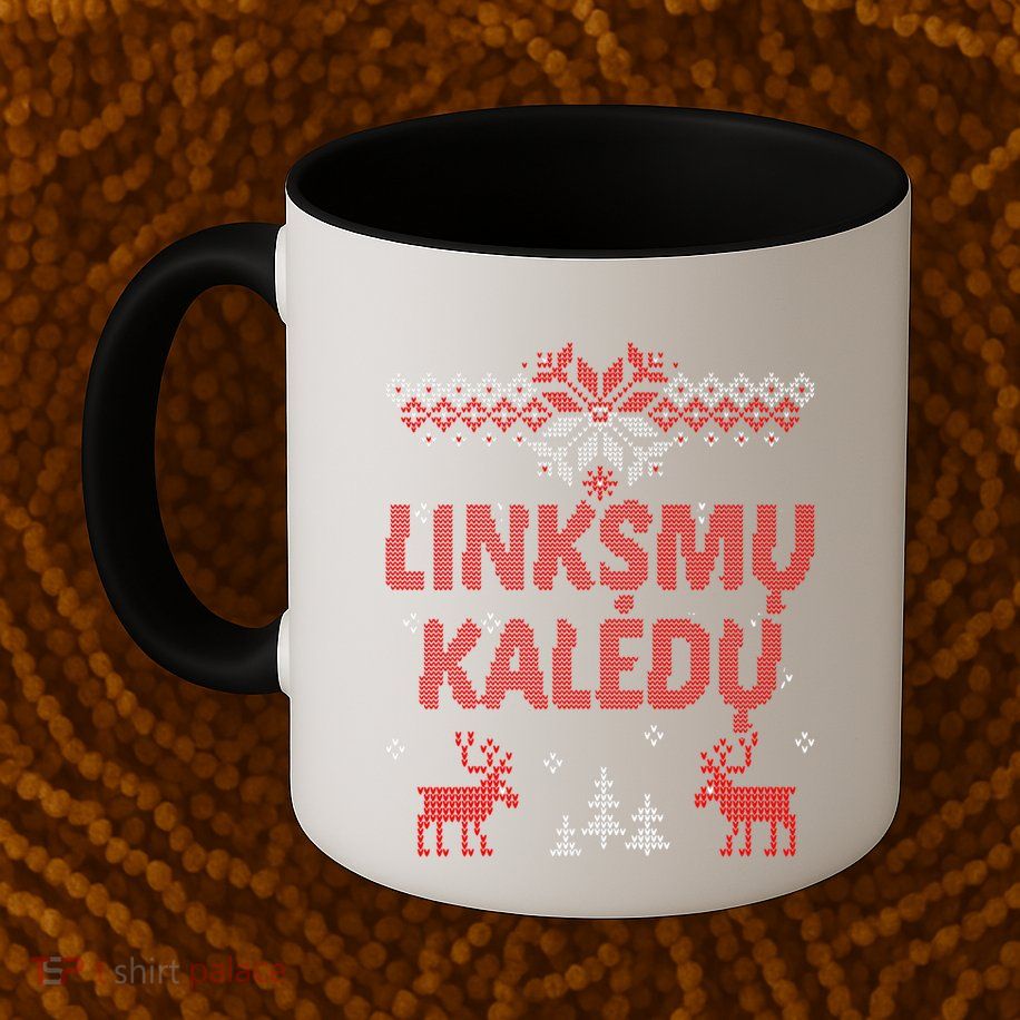 Linksmu Kaledu Lithuanian Merry Christmas Gift Idea Mug