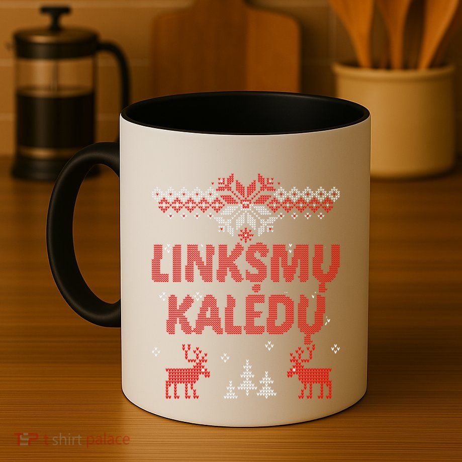 Linksmu Kaledu Lithuanian Merry Christmas Gift Idea Mug