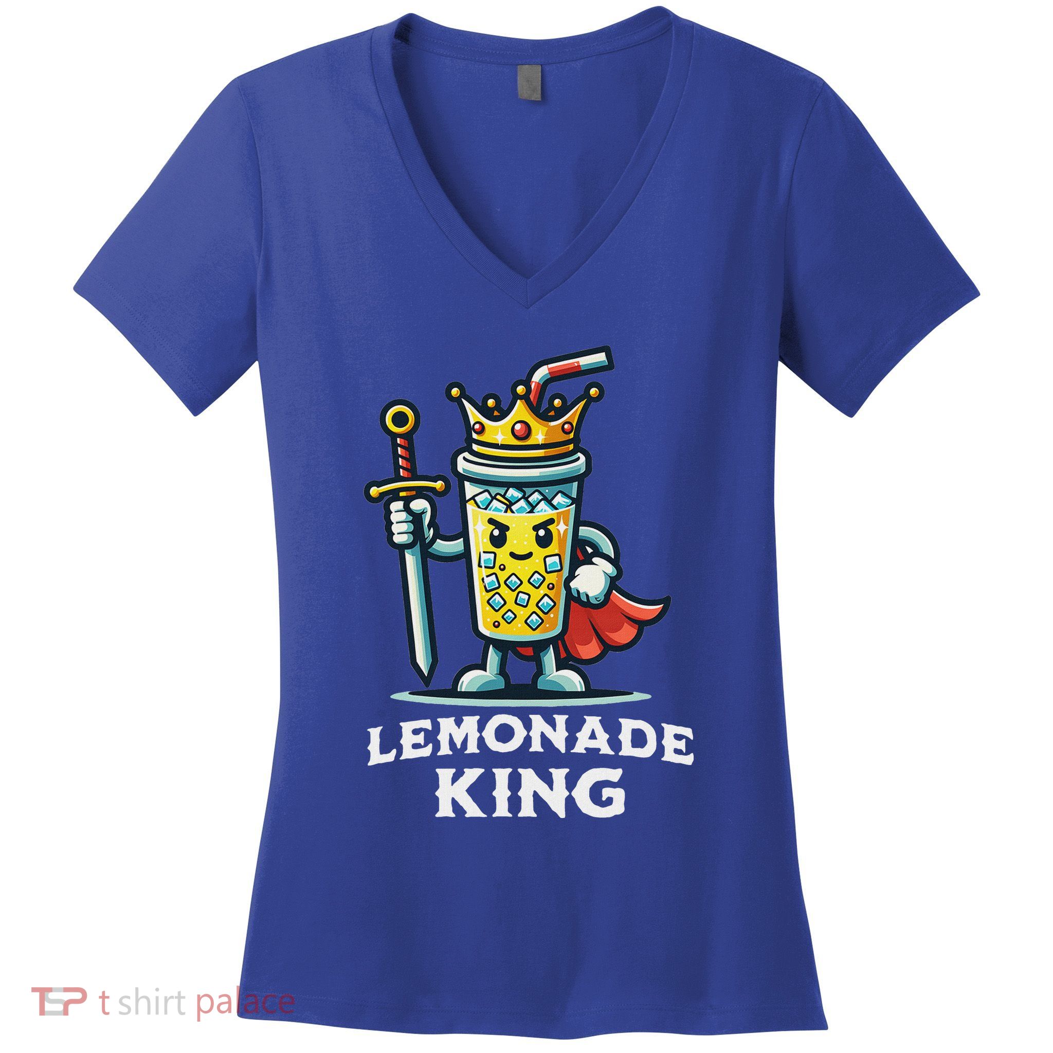 Lemonade King Women's V-Neck T-Shirt