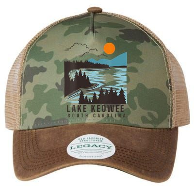Lake Keowee Lake South Carolina Summer Lake Life Boating Legacy Tie Dye Trucker Hat