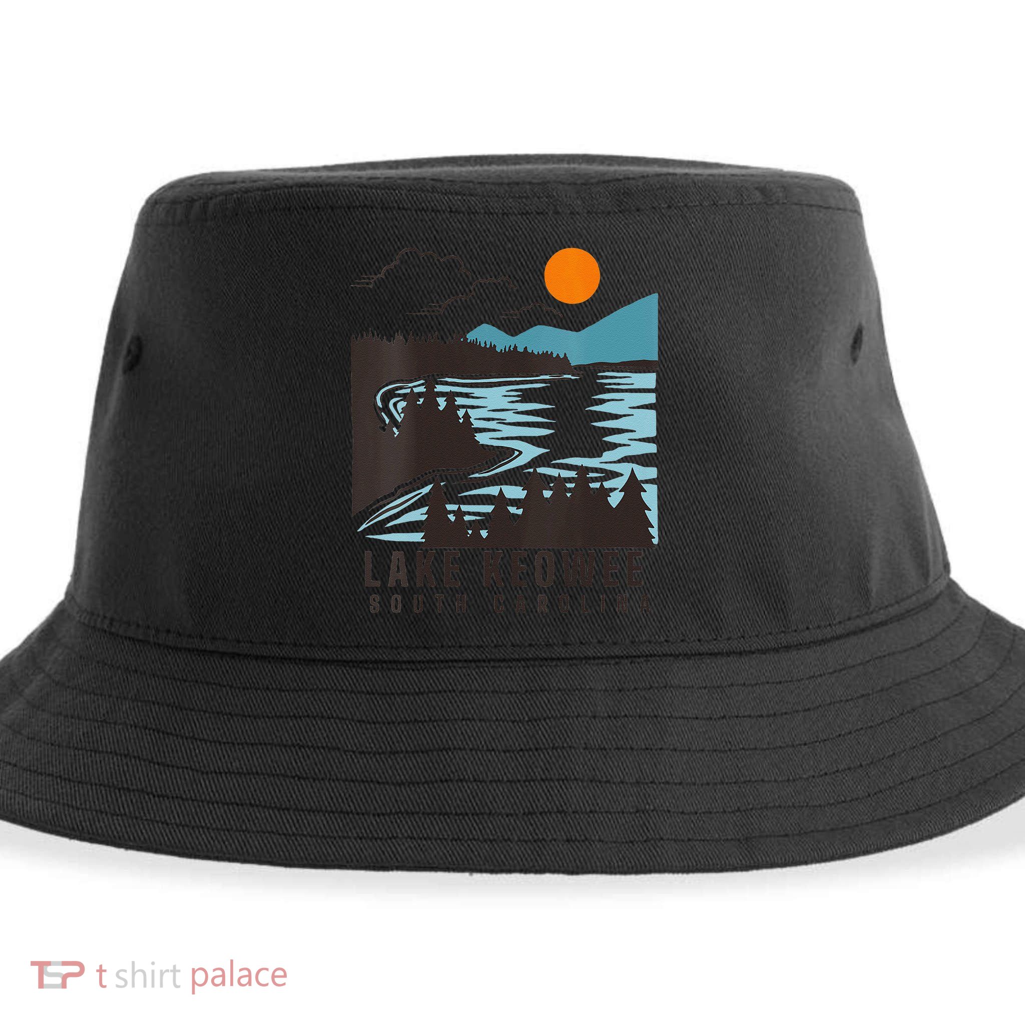 Lake Keowee Lake South Carolina Summer Lake Life Boating Sustainable Bucket Hat