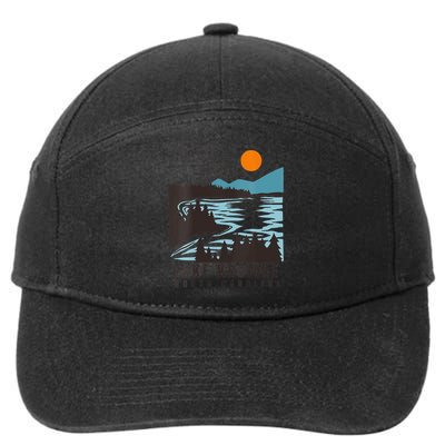 Lake Keowee Lake South Carolina Summer Lake Life Boating 7-Panel Snapback Hat