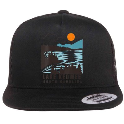 Lake Keowee Lake South Carolina Summer Lake Life Boating Flatbill Hat