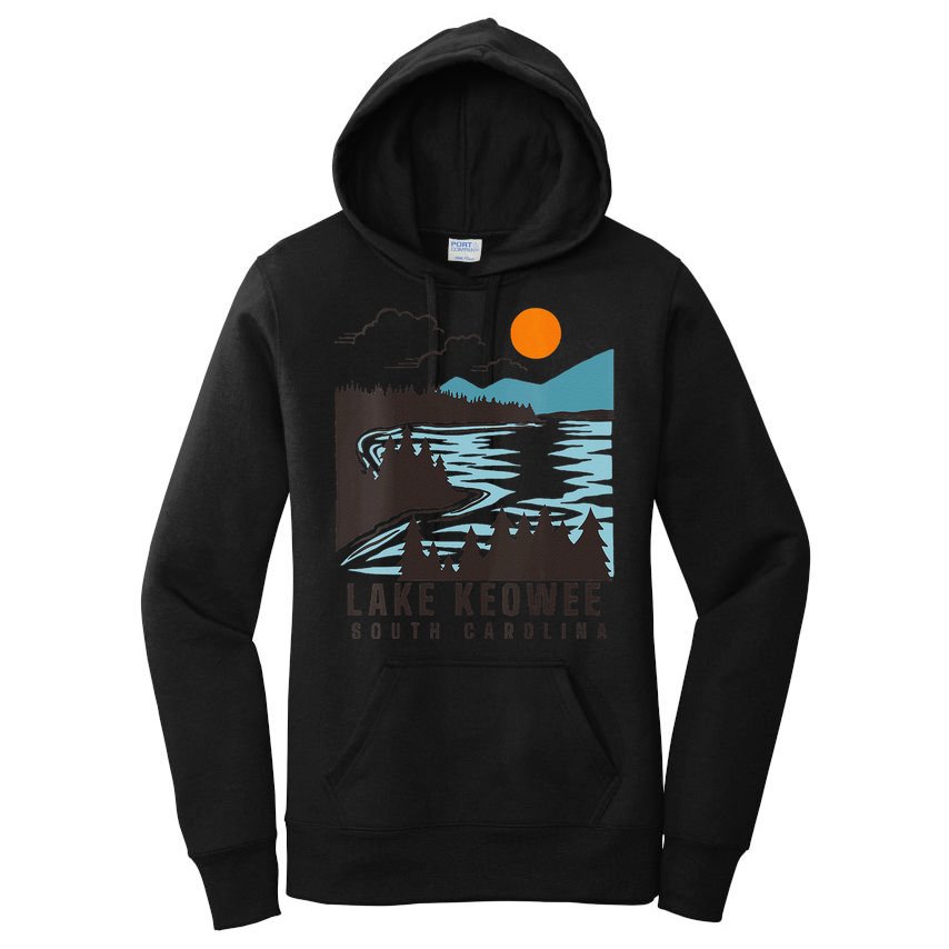 Lake Keowee Lake South Carolina Summer Lake Life Boating Women's Pullover Hoodie