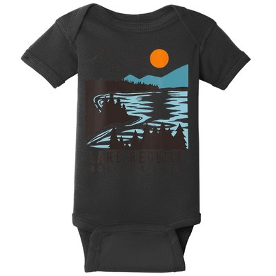 Lake Keowee Lake South Carolina Summer Lake Life Boating Baby Bodysuit