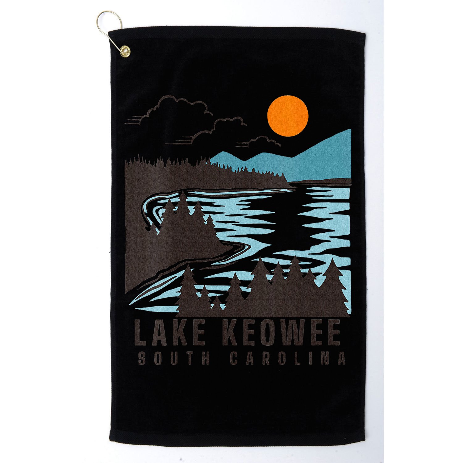 Lake Keowee Lake South Carolina Summer Lake Life Boating Golf Towel