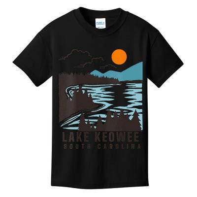 Lake Keowee Lake South Carolina Summer Lake Life Boating Kids T-Shirt