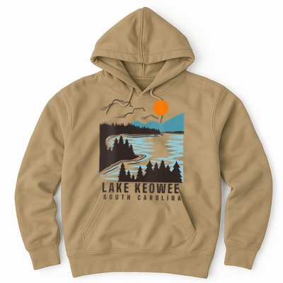 Lake Keowee Lake South Carolina Summer Lake Life Boating Hoodie