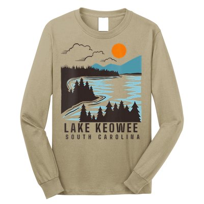 Lake Keowee Lake South Carolina Summer Lake Life Boating Long Sleeve Shirt