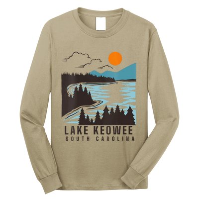 Lake Keowee Lake South Carolina Summer Lake Life Boating Long Sleeve Shirt