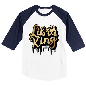 Libra King Baseball Sleeve Shirt