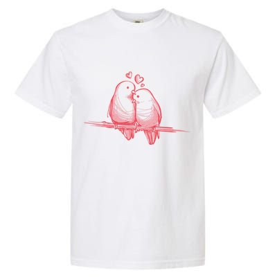 Lovebirds Kissing Garment-Dyed Heavyweight T-Shirt